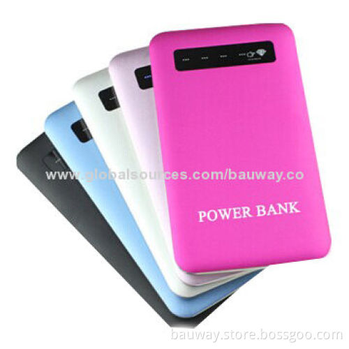 4,300mAh Polymer Power Banks with 5V/1A Input, Single USB OutputNew